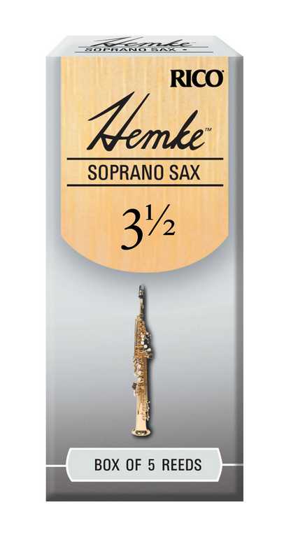 RHKP5SSX350 Hemke Трости для саксофона сопрано, размер 3.5, 5шт, Rico от магазина Соло в Иркутске