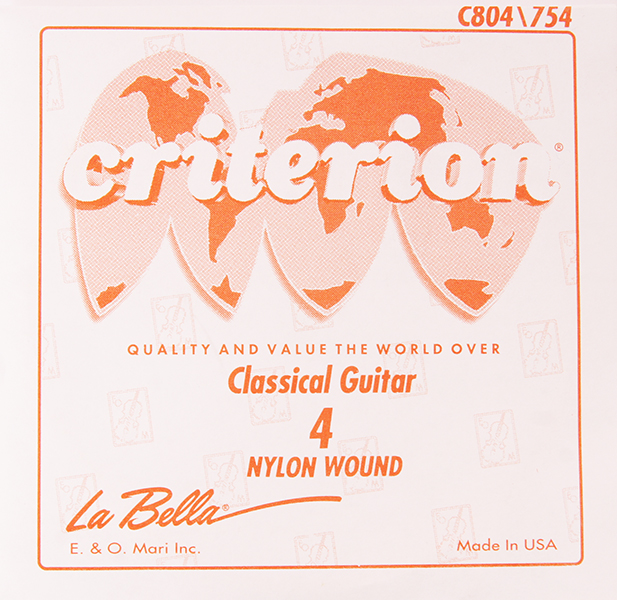 C754 Criterion Отдельная 4-ая струна для классической гитары, La Bella от магазина Соло в Иркутске