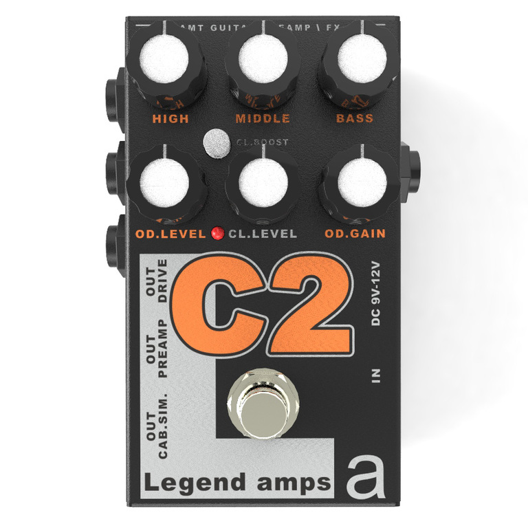 C-2 Legend Amps 2 Двухканальный гитарный предусилитель C2, AMT Electronics от магазина Соло в Иркутске