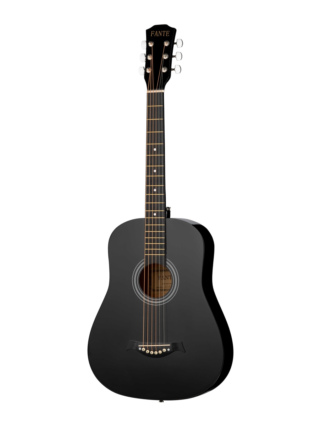 FT-R38B-BK Акустическая гитара, черная, Fante от магазина Соло в Иркутске