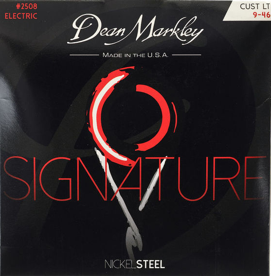 DM2508 Signature Cust LT Комплект струн для электрогитары, никелированные, 9-46, Dean Markley от магазина Соло в Иркутске