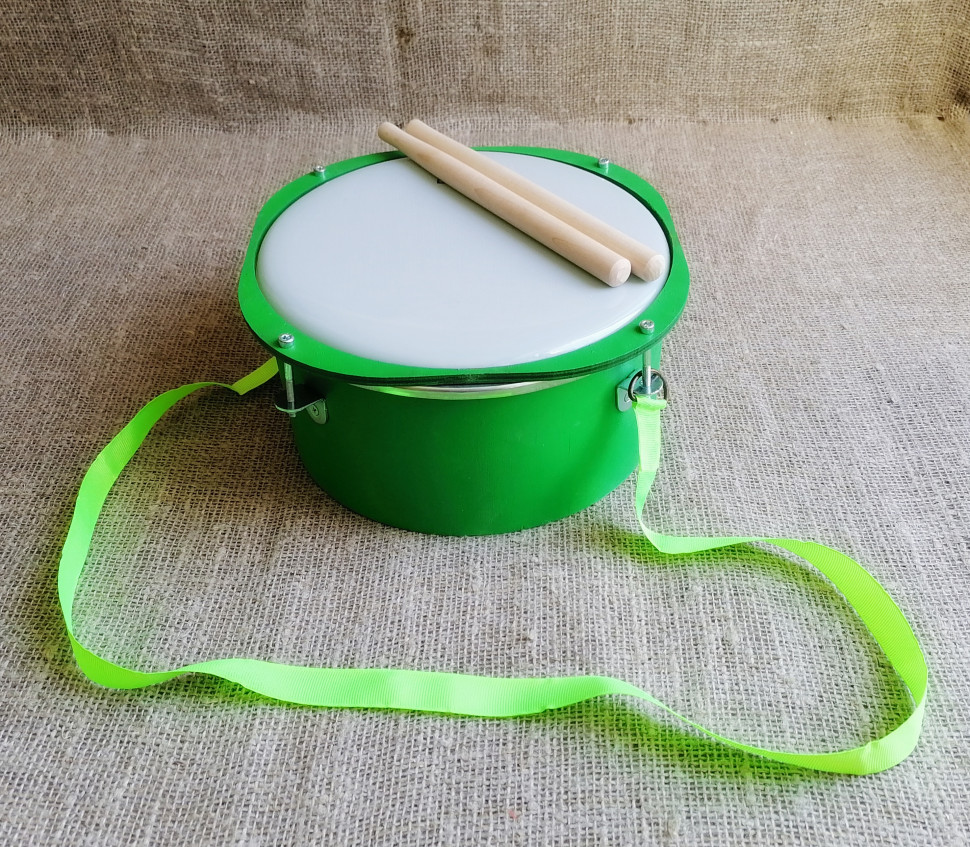 MD-CD20G Детский барабан 20 см, зеленый, Музыка Детям от магазина Соло в Иркутске