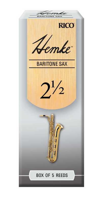 RHKP5BSX250 Hemke Трости для саксофона баритон, размер 2.5, 5шт, Rico от магазина Соло в Иркутске