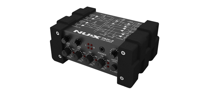 PMX-2 Multi-Channel Mini Mixer Многоканальный мини-микшер, Nux Cherub от магазина Соло в Иркутске