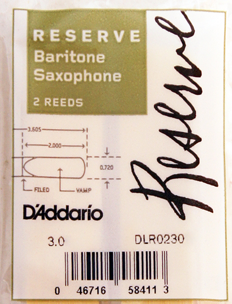 DLR0230 Reserve Трости для саксофона баритон, размер 3.0, 2шт, Rico от магазина Соло в Иркутске