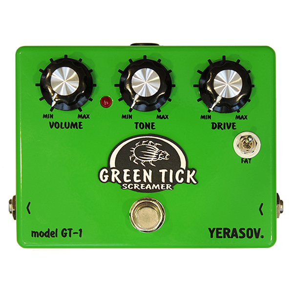 Insect-GT-1 Green Tick Screamer Педаль эффектов, Yerasov от магазина Соло в Иркутске
