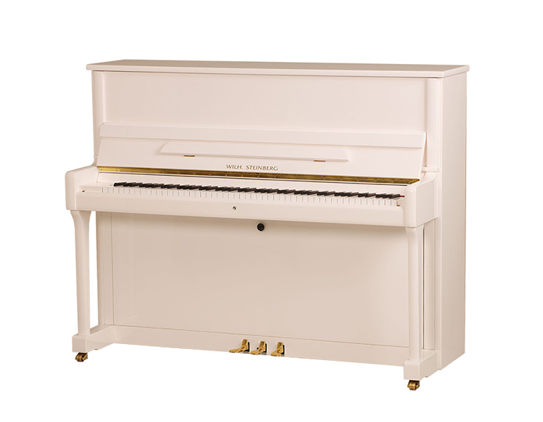 190014-2MK Performance P118 Пианино акустическое, белое, латунная фурнитура, W.Steinberg от магазина Соло в Иркутске