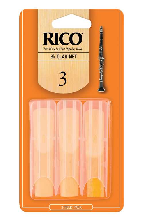 RCA0330 Rico Трости для кларнета Bb, размер 3.0, 3шт, Rico от магазина Соло в Иркутске