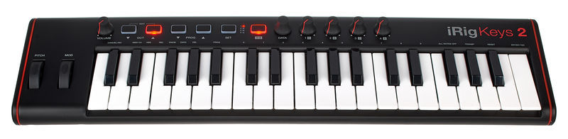 iRig-Keys-2 MIDI-контроллер, 37 клавиш, IK Multimedia от магазина Соло в Иркутске