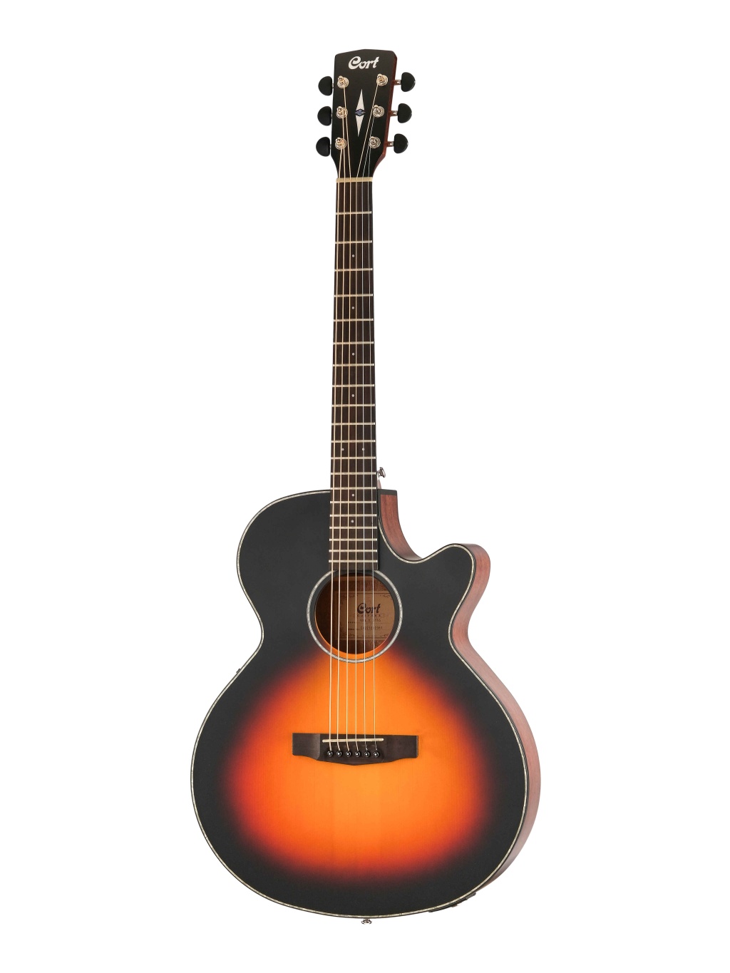SFX-E-3TSS-WBAG SFX Series Электро-акустическая гитара, с вырезом, санберст, чехол, Cort от магазина Соло в Иркутске