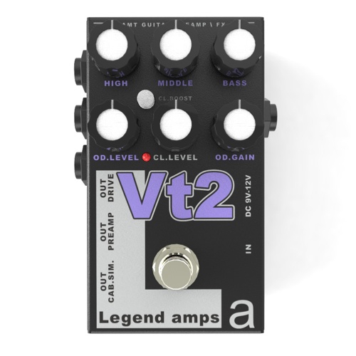 Vt-2 Legend Amps 2 Двухканальный гитарный предусилитель Vt2 (VHT), AMT Electronics от магазина Соло в Иркутске