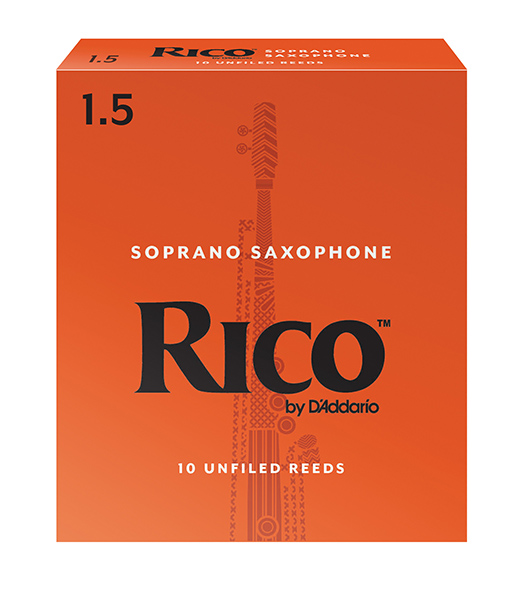 RIA1015 Rico Трости для саксофона сопрано, размер 1.5, 10шт, Rico от магазина Соло в Иркутске