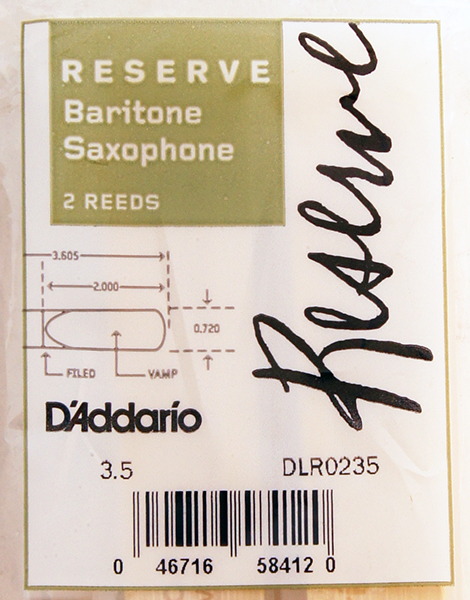 DLR0235 Reserve Трости для саксофона баритон, размер 3.5, 2шт, Rico от магазина Соло в Иркутске