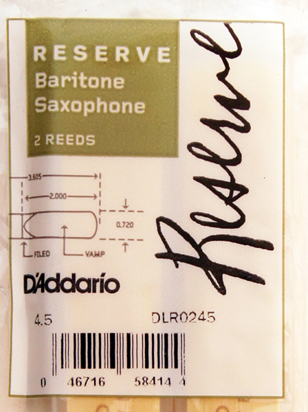 DLR0245 Reserve Трости для саксофона баритон, размер 4.5, 2шт, Rico от магазина Соло в Иркутске