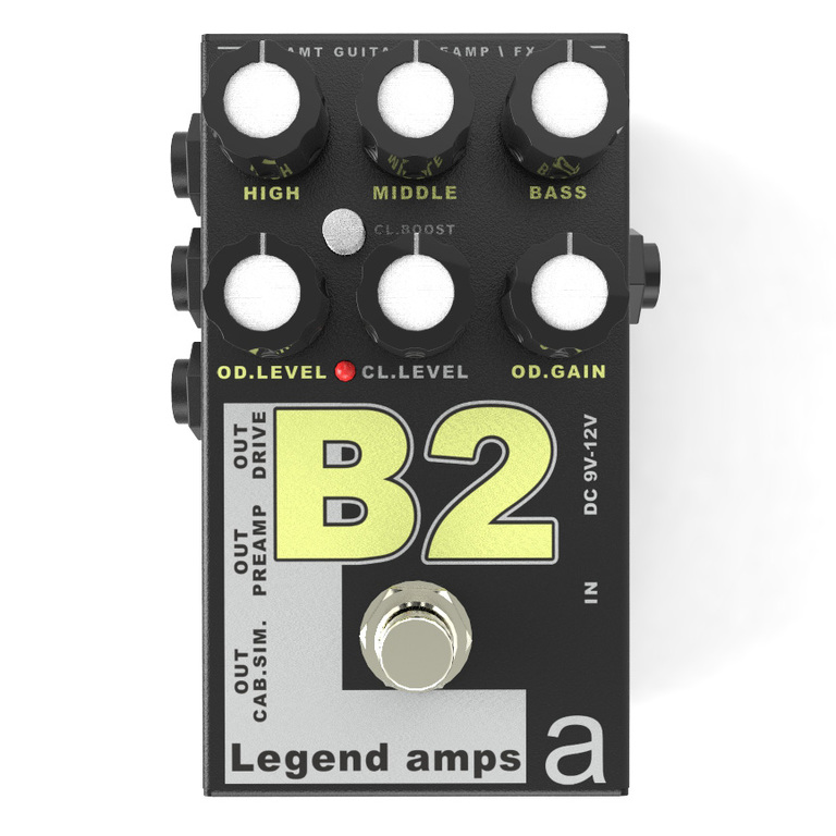 B-2 Legend Amps 2 Двухканальный гитарный предусилитель B2 (BG-Sharp), AMT Electronics от магазина Соло в Иркутске