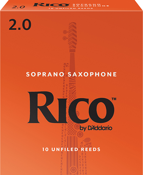 RIA1020 Rico Трости для саксофона сопрано, размер 2.0, 10шт, Rico от магазина Соло в Иркутске