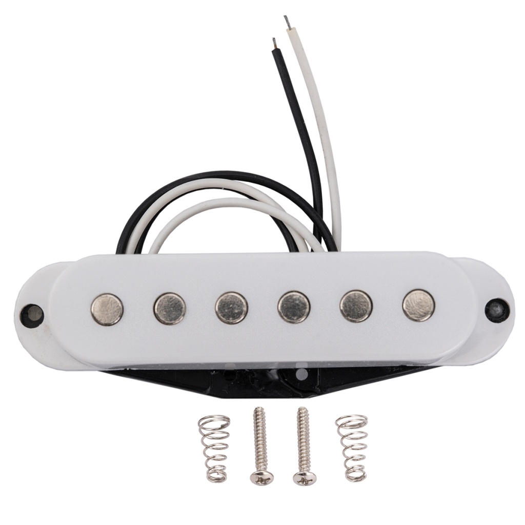 MX2295WH Звукосниматель магнитный сингл, для Fender Strat, нековый, белый, Musiclily от магазина Соло в Иркутске