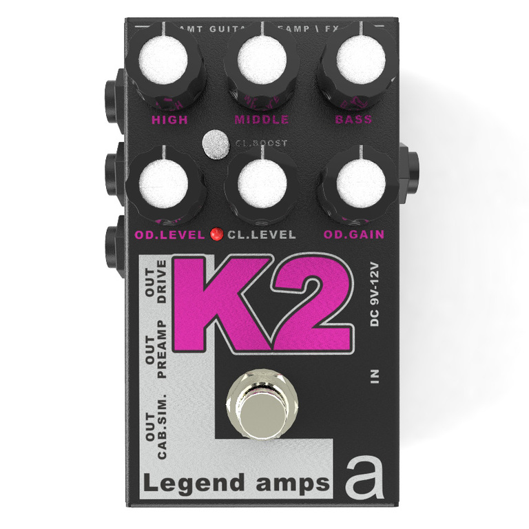 K-2 Legend Amps 2 Двухканальный гитарный предусилитель K2, AMT Electronics от магазина Соло в Иркутске