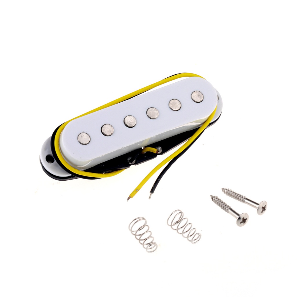 M270 Звукосниматель магнитный сингл, для Fender Strat, бриджевый, белый, Musiclily от магазина Соло в Иркутске