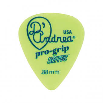 TPGB351.88MH Pro-Grip Brites Медиаторы, 12шт, делрин, 0.88мм, стандартные, D'Andrea от магазина Соло в Иркутске