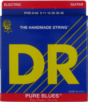 PHR-09/46 Pure Blues Комплект струн для электрогитары, никель, Light-Heavy, 9-46, DR от магазина Соло в Иркутске