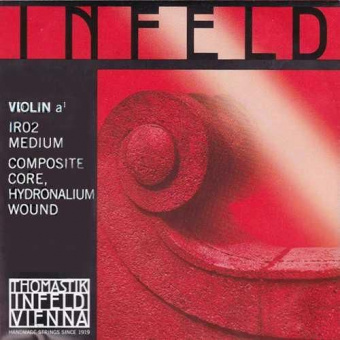 IR02 Infeld Red Отдельная струна А/Ля для скрипки размером 4/4, среднее натяжение, Thomastik от магазина Соло в Иркутске