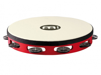 TAH1BK-R-TF Touring Тамбурин 10", с пластиком, 1 ряд бубенцов, красный, Meinl от магазина Соло в Иркутске