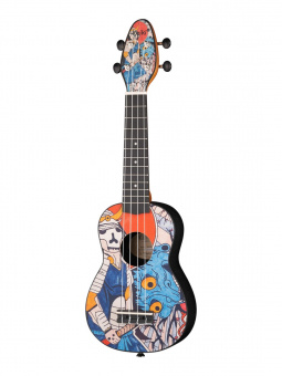 K2-SR Keiki Designer Series Укулеле сопрано, с чехлом и тюнером, Ortega от магазина Соло в Иркутске