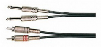 BB302-3M Кабель акустический, 2х6,35мм — 2хRCA, 3м, Soundking от магазина Соло в Иркутске