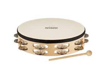 NINO26 Тамбурин 10", два ряда бубенцов, Nino Percussion от магазина Соло в Иркутске