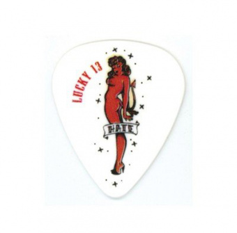 L08R.73 Lucky 13 Hate Girl Медиаторы 36 шт., толщина 0,73мм, Dunlop от магазина Соло в Иркутске