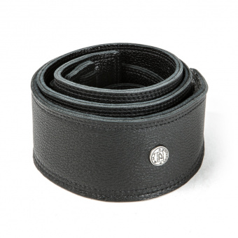 BMF14BK BMF Ремень для гитары, черный, кожаный, ширина 2.5", Dunlop от магазина Соло в Иркутске