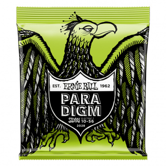 P02028 Paradigm Slinky Комплект струн для 7-струнной электрогитары, сталь, 10-56, Ernie Ball от магазина Соло в Иркутске