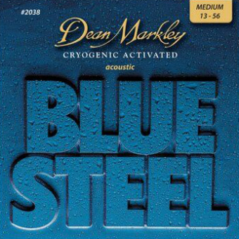DM2038 Blue Steel Комплект струн для акустической гитары, латунь, 13-56, Dean Markley от магазина Соло в Иркутске