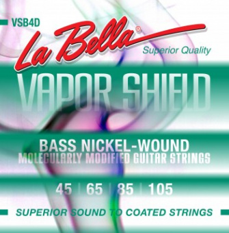 VSB4D Vapor Shield  Комплект струн для бас-гитары, никелированные, 45-100, La Bella от магазина Соло в Иркутске