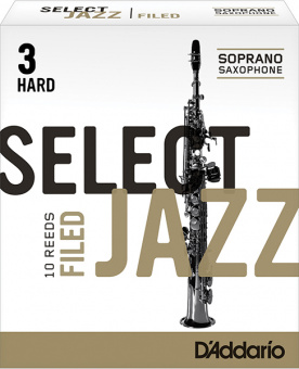 RSF10SSX3H Select Jazz Filed Трости для саксофона сопрано, размер 3 Hard, 10шт, Rico от магазина Соло в Иркутске