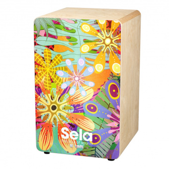 SE-179 Art Series Flower Power Кахон, Sela от магазина Соло в Иркутске