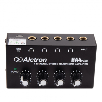 HA4PLUS Усилитель для наушников, 4 канала, Alctron от магазина Соло в Иркутске