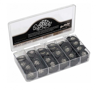 4820 Tortex Pitch Black Jazz III Коробка медиаторов, 6 толщин, 432шт, Dunlop от магазина Соло в Иркутске