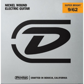 DESBN0962 Super Bright Комплект струн для 7-стр электрогитары, никелированные, Hybrid, 9-62, Dunlop от магазина Соло в Иркутске