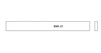 BNK-21W Заготовка нижнего порожка для гитары, кость, 108мм, Hosco от магазина Соло в Иркутске