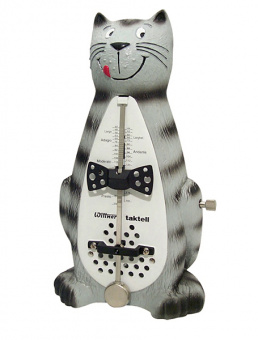 839021 Taktell Cat Метроном механический, без звонка, кот, Wittner от магазина Соло в Иркутске