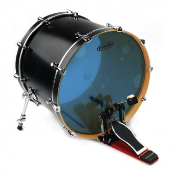 BD22HB Hydraulic Blue Пластик для бас-барабана 22", Evans от магазина Соло в Иркутске
