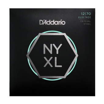 NYXL1270PS NYXL Комплект струн для педальной слайд-гитары C-6, Custom Medium, 12-70, D'Addario от магазина Соло в Иркутске