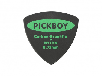 GP-22T/075 Triangle Carbon Nylon Медиаторы 50шт, толщина 0.75мм, Pickboy от магазина Соло в Иркутске