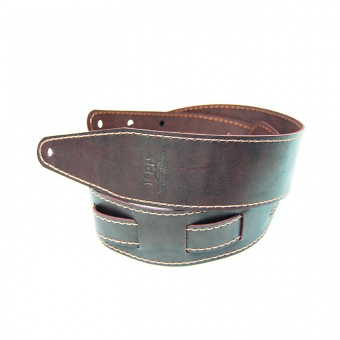 FL66016L11 Leather 11 Ремень для гитары, кожаный, махагон, Fidel от магазина Соло в Иркутске
