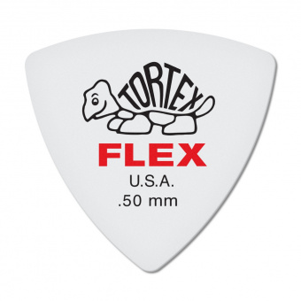 456P.50 Tortex Flex Медиаторы, 6шт, толщина 0,50мм, треугольные, Dunlop от магазина Соло в Иркутске