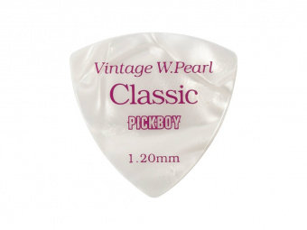 GP-24/120 Celluloid Vintage Classic White Pearl Медиаторы 50шт, толщина 1.20мм, Pickboy от магазина Соло в Иркутске