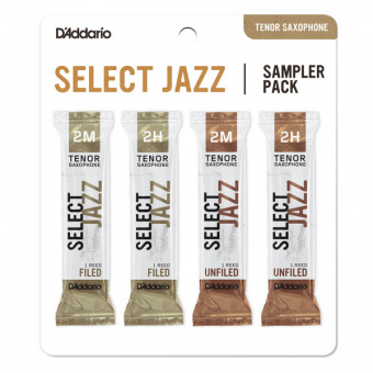 DSJ-K2M Select Jazz Набор тростей для саксофона тенор, размер 2M-2H, 4шт, Rico от магазина Соло в Иркутске