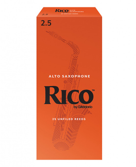 RIA2525 Rico Трости для саксофона альт, размер 2.5, 25шт, Rico от магазина Соло в Иркутске